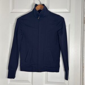 Vintage Juicy Couture Navy Blue Full Zip Jacket Gold J Pull Couture Back Logo